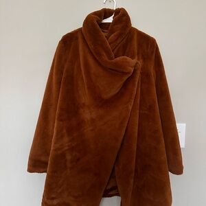 Forever 21 Rich Brown Teddy Jacket